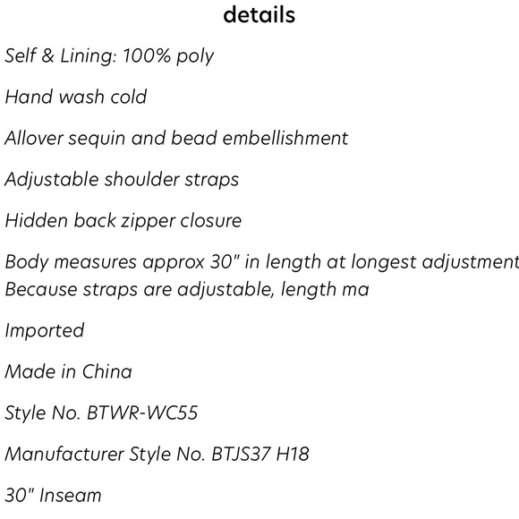 by the way. Black Sequin Jumpsuit M - Picture 4 of 12